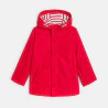 Boy's red raincoat