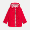 Boy's red raincoat