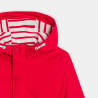 Boy's red raincoat