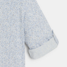Boy's blue printed shirt
