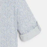 Chemise imprimée bleu Garçon