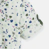 Chemise palmiers bleu bébé garçon