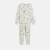 Pyjama 2 pièces en jersey imprimé gris Garçon
