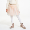 Girl's short tutu skirt in nude pink tulle