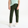 Boy's dark green carrot-cut trousers