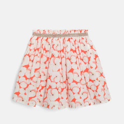 Girl's printed orange...