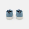 Chaussure toile à scratch bleu bébé garçon