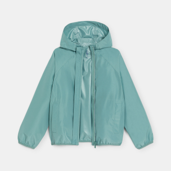 Blouson coupe-vent imperméable vert Garçon