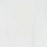 Girl's white love slogan T-shirt