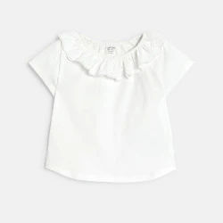 Baby girl's white T-shirt...