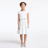 Robe de cérémonie blanc Fille