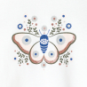 Baby girl's blue textured butterfly T-shirt