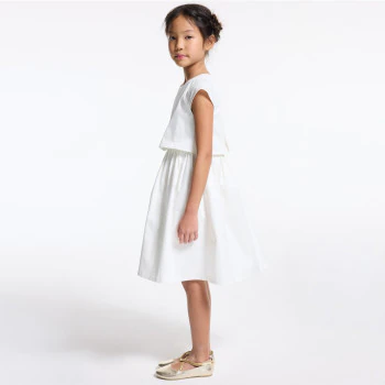 Robe de cérémonie blanc Fille