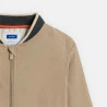 Blouson teddy en toile beige Garçon