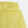 Girl's yellow waterproof windcheater jacket