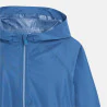 Boy's blue waterproof windcheater jacket.
