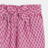 Pantalon fluide imprimé rose Fille