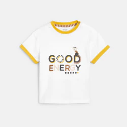 T-shirt animal blanc bébé garçon