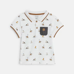 Polo maille piquée animaux...