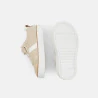 Basket basse toile beige bébé garçon