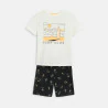 Boy's blue soft jersey shortie pyjamas