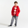 Boy's red raincoat