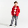 Boy's red raincoat