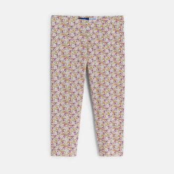 Girl's green printed cycling shorts