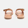 Girl's pink crochet strappy sandal