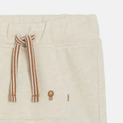 Short molleton beige bébé...