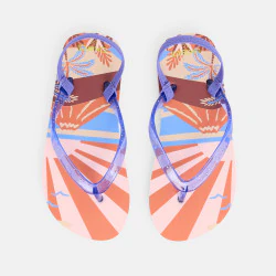 Tongs multicolores fille