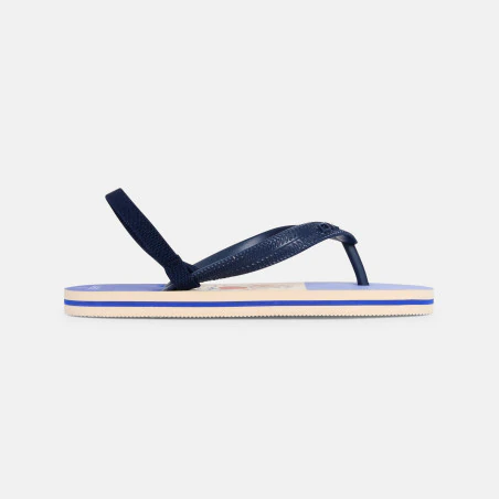 Boy's blue flip-flops