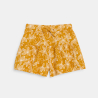 Short évasé imprimé jaune curry Fille