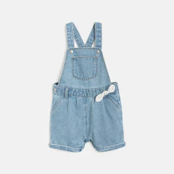 Baby girl blue denim short...