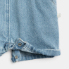 Baby girl blue denim short dungarees