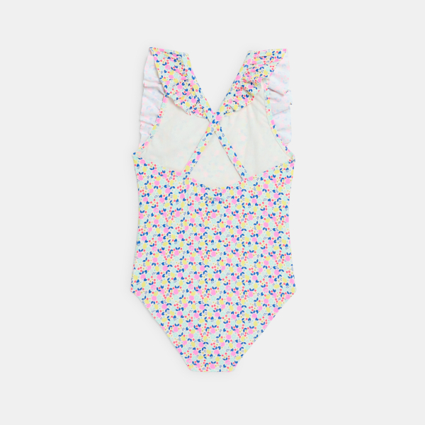 Maillot de bain 1 pièce imprimé multicolore Fille
