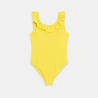 Girl's yellow swimming costume