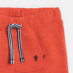 Baby boy's orange fleece...