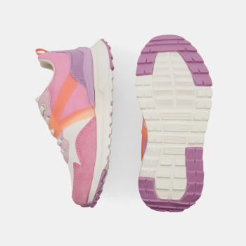 Girl's grey running trainers