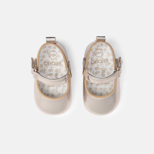 Baby girl's elegant sparkly ballet flats