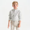 Chemise rayée blanc Garçon