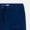 Bermuda cargo en toile bleu marine Garçon