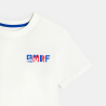 Boy's white surfer short-sleeve T-shirt