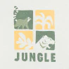 Boy's khaki green jersey 2-piece summer pyjamas
