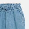 Girls lightweight blue denim shorts