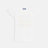 T-shirt manches courtes motif sequins blanc Fille