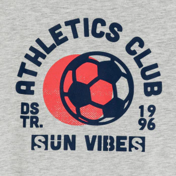 T-shirt manches courtes sportswear gris Garçon