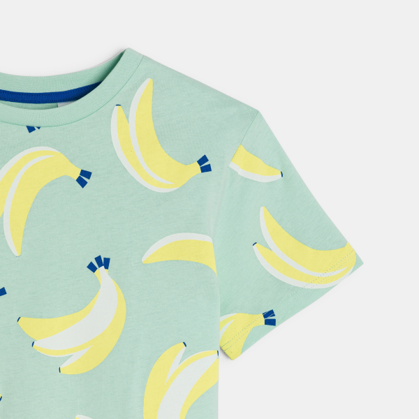 T-shirt motif banane vert Garçon