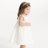 Robe de cérémonie à volants blanc bébé fille