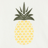 Girl's yellow pineapple pyjama shorts